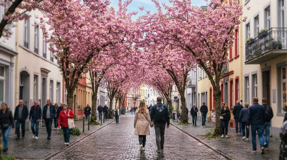 Altstadt, Bonn: cherry blossom lanes, cellar pubs and a quiet bohemian grid
