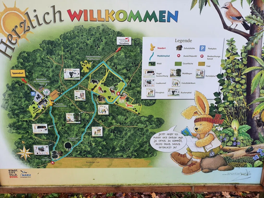 Waldau — Wildgehege Venusberg en Haus der Natur, Bonn